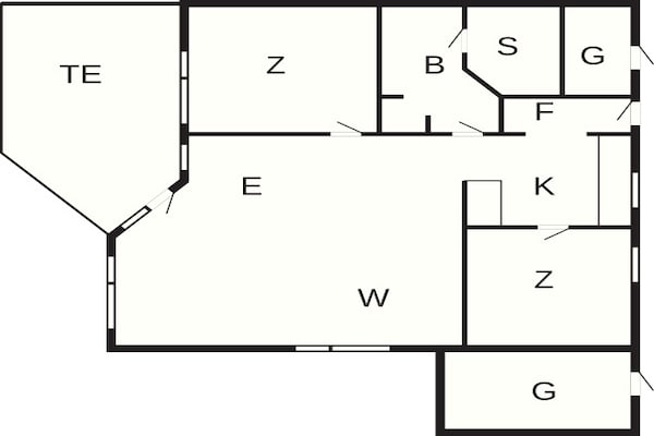Foto van 6 persoons vakantie huis in Otterndorf - Vakantiehuis in Ottendorf - FloorPlan