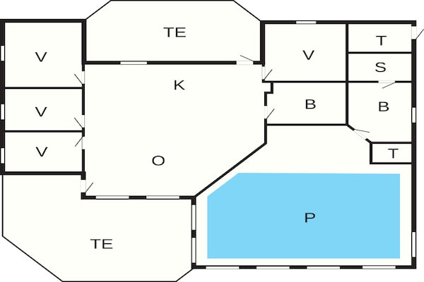 Foto van Panoramisch zwembad toevluchtsoord -- By Traum Ferienwohnungen - FloorPlan