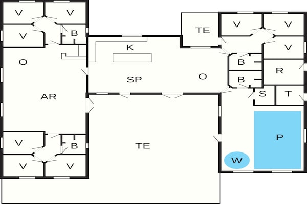 Foto van Luxe strandverblijf -- By Traum Ferienwohnungen - Vakantiehuis in Blåvand - FloorPlan