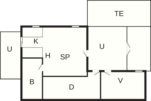 Foto van Zeezicht ontsnapping -- By Traum Ferienwohnungen - Vakantiehuis in Otterup - FloorPlan