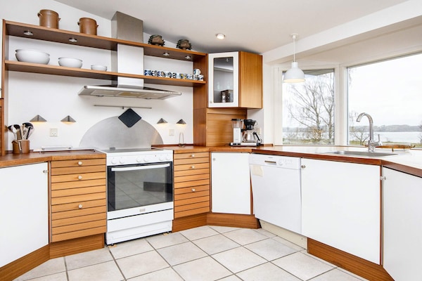 Foto van Panoramisch toevluchtsoord in Andkaer Vig - Vakantiehuis in Børkop - Indoor
