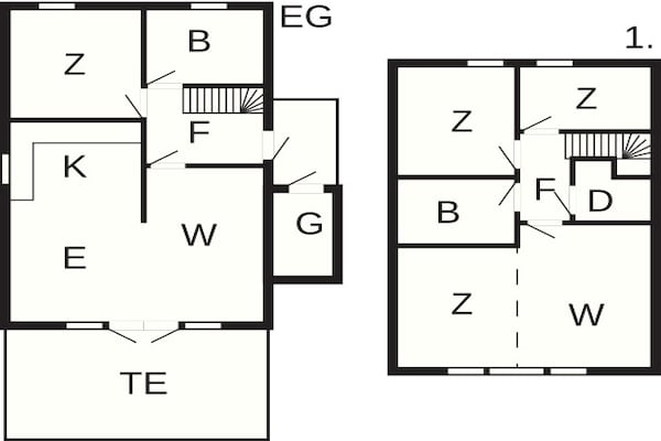 Foto van 6 persoons vakantie huis in Gursken-By Traum - Vakantiehuis in Gursken - FloorPlan