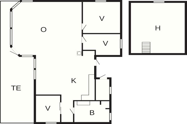 Foto van 7 persoons vakantie huis in Blaksæter-By Traum - Vakantiehuis in Blaksæter - FloorPlan