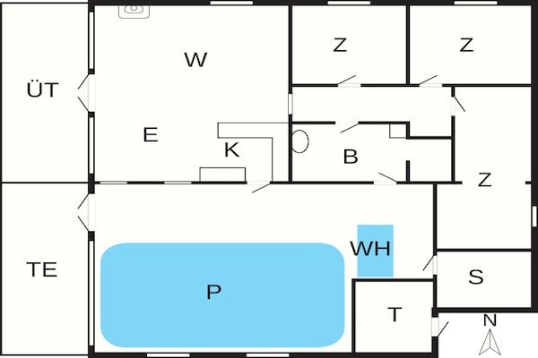 Foto van 8 persoons vakantie huis in Ebeltoft-By Traum - Vakantiehuis in Ebeltoft - FloorPlan