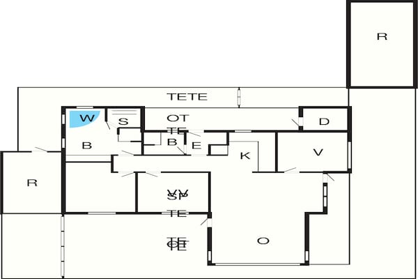 Foto van 6 persoons vakantie huis in Brovst-By Traum - Vakantiehuis in Brovst - FloorPlan