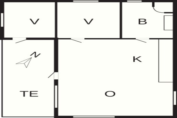 Foto van 6 persoons vakantie huis in Roslev-By Traum - Vakantiehuis in Roslev - FloorPlan