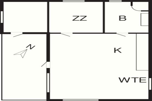 Foto van 6 persoons vakantie huis in Roslev-By Traum - Vakantiehuis in Roslev - FloorPlan
