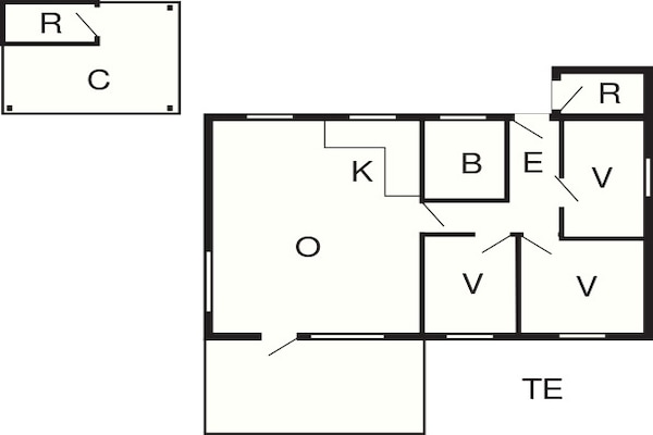 Foto van 6 persoons vakantie huis in Væggerløse-By Traum - Vakantiehuis in Væggerløse - FloorPlan