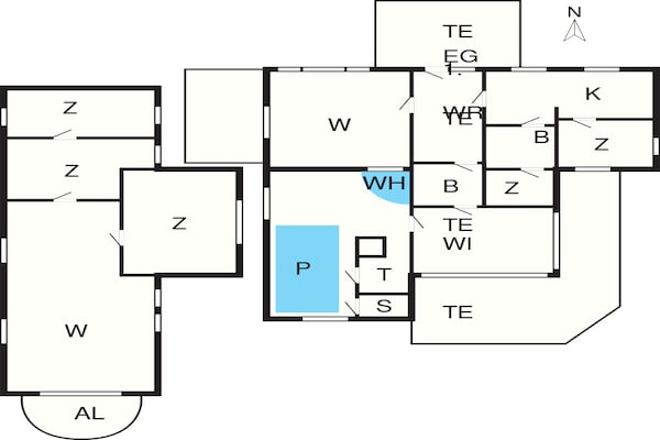Foto van 11 persoons vakantie huis in Thisted-By Traum - Vakantiehuis in Thisted - FloorPlan