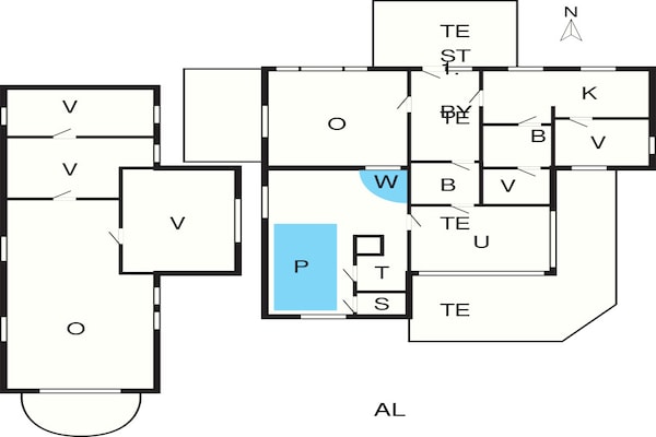 Foto van 11 persoons vakantie huis in Thisted-By Traum - Vakantiehuis in Thisted - FloorPlan