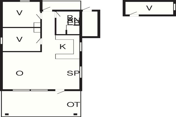 Foto van 6 persoons vakantie huis in Skibby-By Traum - Vakantiehuis in Skibby - FloorPlan