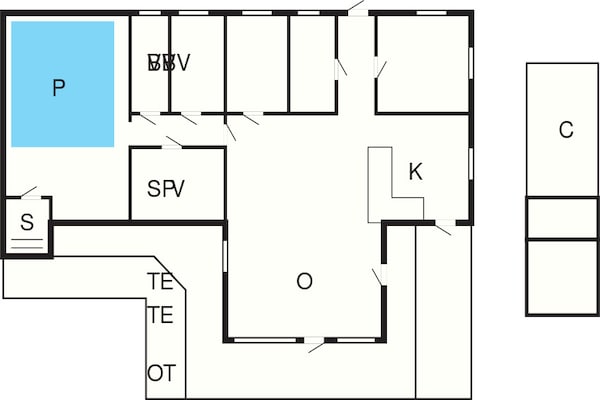 Foto van 6 persoons vakantie huis in Knebel-By Traum - Vakantiehuis in Knebel - FloorPlan