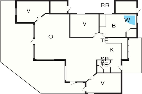 Foto van Ruim familieverblijf -- By Traum Ferienwohnungen - Vakantiehuis in Hals - FloorPlan