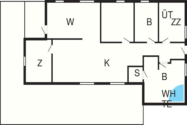 Foto van 6 persoons vakantie huis in Oksbøl-By Traum - Vakantiehuis in Oksbøl - FloorPlan