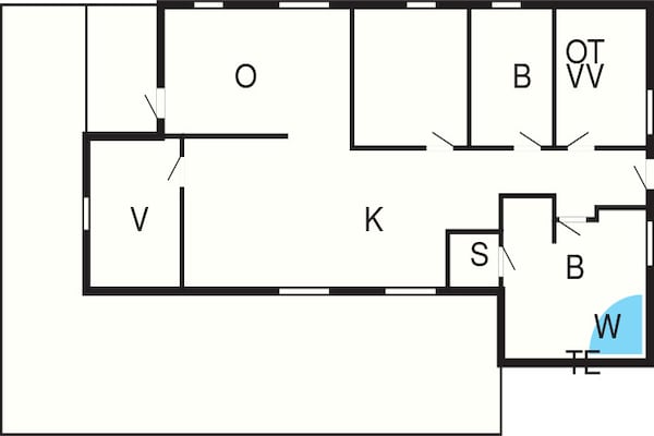 Foto van 6 persoons vakantie huis in Oksbøl-By Traum - Vakantiehuis in Oksbøl - FloorPlan