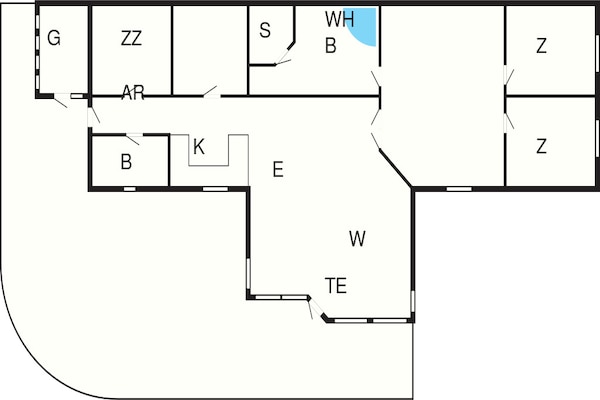 Foto van 8 persoons vakantie huis in Ålbæk - Vakantiehuis in Ålbæk - FloorPlan