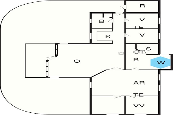 Foto van 12 persoons vakantie huis in Rødby-By Traum - Vakantiehuis in Rødby - FloorPlan
