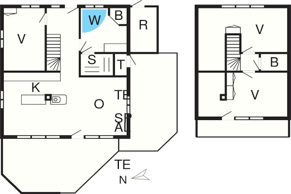 Foto van 7 persoons vakantie huis in Gelting - Vakantiehuis in Gelting - FloorPlan