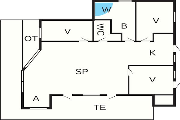 Foto van 8 persoons vakantie huis in Ansager-By Traum - Vakantiehuis in Ansager - FloorPlan