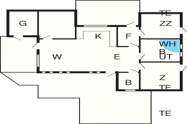 Foto van 6 persoons vakantie huis in Hirtshals-By Traum - Vakantiehuis in Hirtshals - FloorPlan