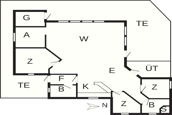 Foto van 10 persoons vakantie huis in Harboøre-By Traum - Vakantiehuis in Harboøre - FloorPlan