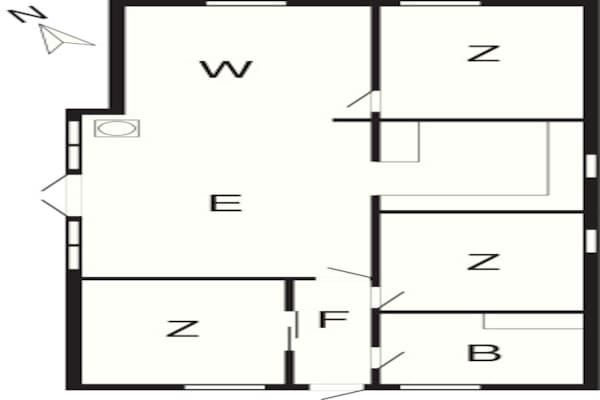 Foto van 6 persoons vakantie huis in Ansager-By Traum - Vakantiehuis in Ansager - FloorPlan