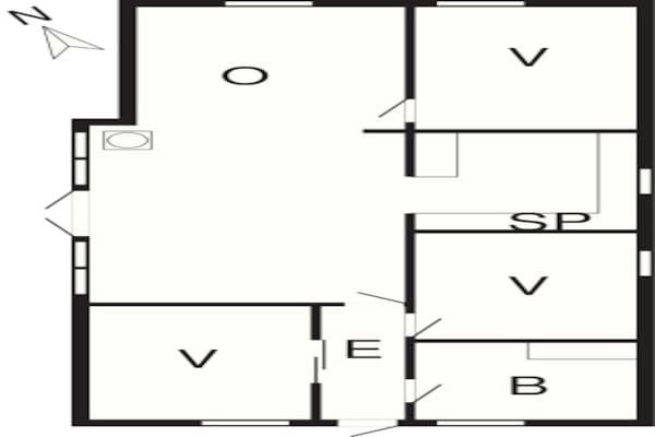 Foto van 6 persoons vakantie huis in Ansager-By Traum - Vakantiehuis in Ansager - FloorPlan