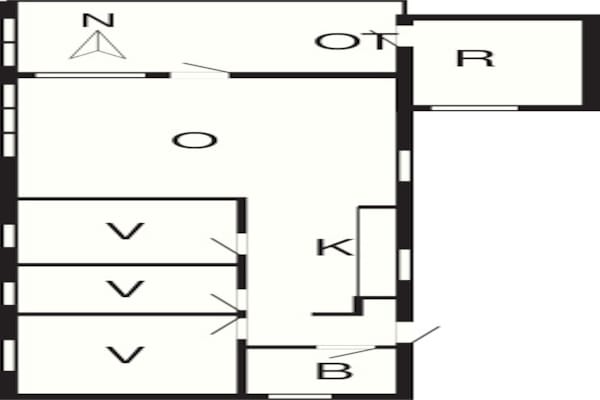 Foto van 6 persoons vakantie huis in Vinderup-By Traum - Vakantiehuis in Vinderup - FloorPlan
