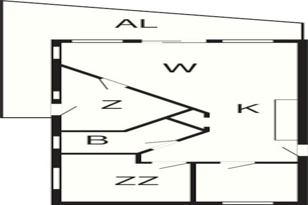 Foto van Oostzee-appartement op een toplocatie - Vakantiehuis in Wendtorf - FloorPlan