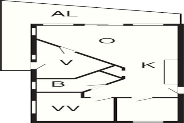 Foto van Appartement met panoramisch uitzicht op de haven - Vakantiehuis in Wendtorf - FloorPlan