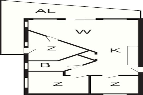 Foto van Appartement met panoramisch uitzicht op de haven - Vakantiehuis in Wendtorf - FloorPlan