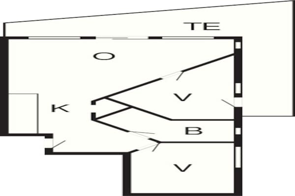 Foto van Stijlvol appartement aan de Förde - Vakantiehuis in Wendtorf - FloorPlan