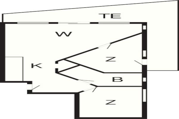 Foto van Stijlvol appartement aan de Förde - Vakantiehuis in Wendtorf - FloorPlan