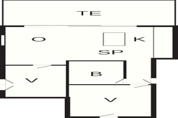 Foto van Penthouse met uitzicht op de Oostzee - Vakantiehuis in Wendtorf - FloorPlan