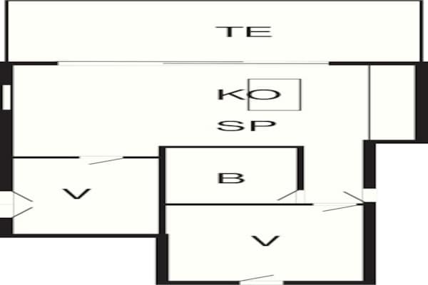Foto van Modern penthouse aan de haven - Vakantiehuis in Wendtorf - FloorPlan