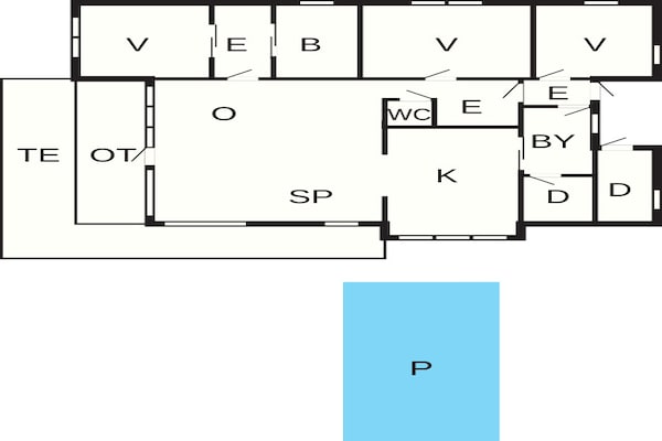 Foto van 6 persoons vakantie huis in SANDANE-By Traum - Vakantiehuis in Sandane - FloorPlan