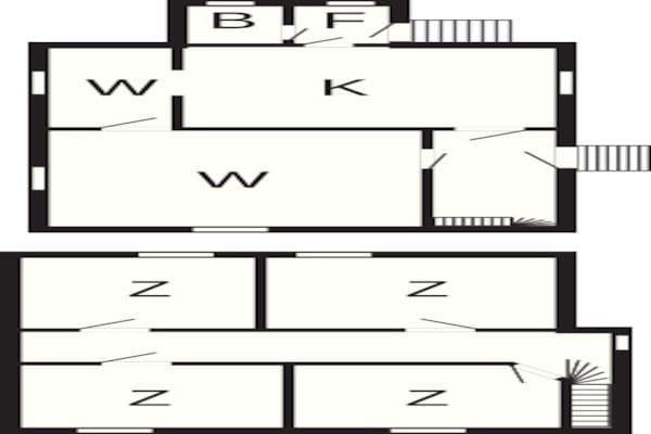 Foto van 7 persoons vakantie huis in Bøstad-By Traum - Vakantiehuis in Bøstad - FloorPlan
