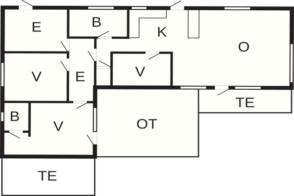 Foto van 6 persoons vakantie huis in Tarm-By Traum - Vakantiehuis in Tarm - FloorPlan