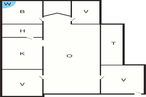 Foto van 6 persoons vakantie huis in Hals-By Traum - Vakantiehuis in Hals - FloorPlan