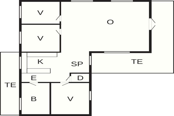Foto van 6 persoons vakantie huis in Læsø - Vakantiehuis in Læsø - FloorPlan