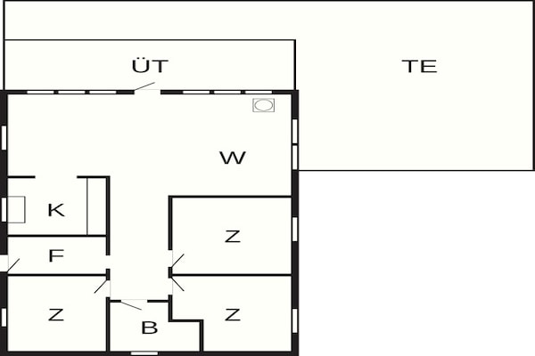 Foto van 6 persoons vakantie huis in Jerup-By Traum - Vakantiehuis in Jerup - FloorPlan