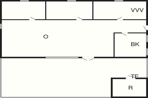Foto van 6 persoons vakantie huis in Nexø-By Traum - Vakantiehuis in Nexø - FloorPlan