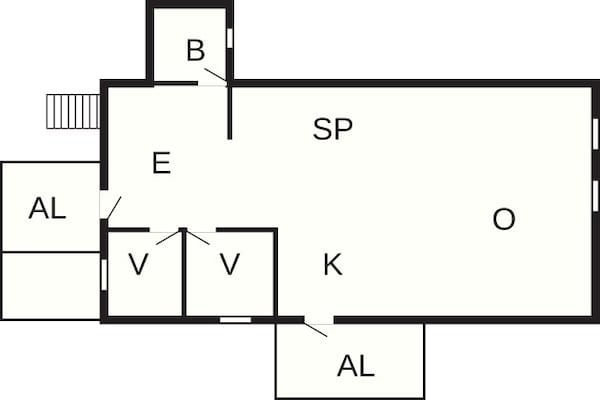 Foto van 6 persoons vakantie huis in Hadsund-By Traum - Vakantiehuis in Hadsund - FloorPlan