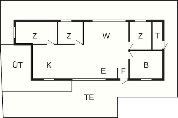 Foto van Vakantiehuis voor 7 personen in Hadsund - Vakantiehuis in Hadsund - FloorPlan