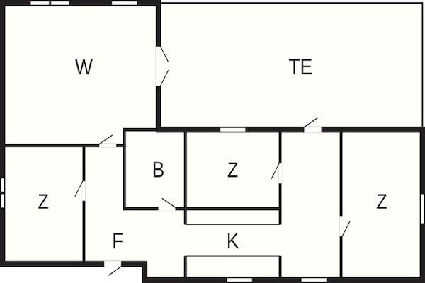 Foto van 6 persoons vakantie huis in Jægerspris-By Traum - Vakantiehuis in Jægerspris - FloorPlan