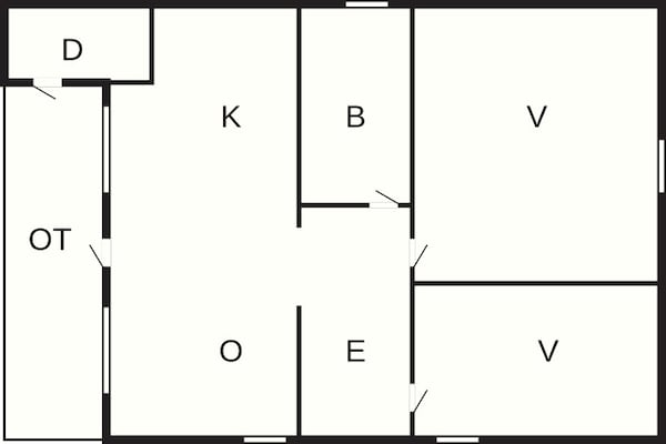 Foto van 6 persoons vakantie huis in olden-By Traum - Vakantiehuis in Olden - FloorPlan