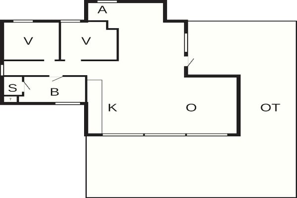 Foto van 6 persoons vakantie huis in Løkken-By Traum - Vakantiehuis in Løkken - FloorPlan