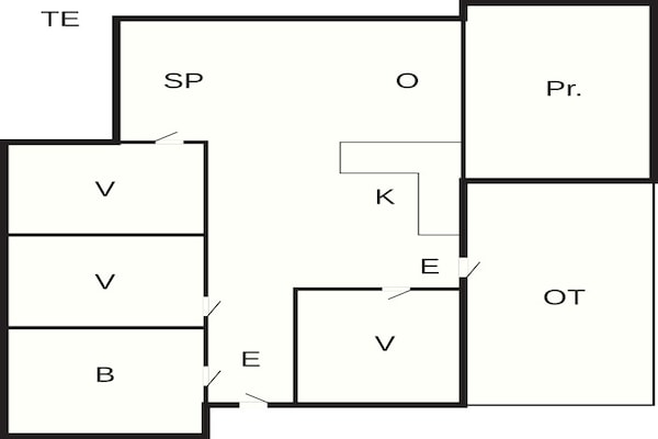 Foto van 6 persoons vakantie huis in Struer-By Traum - Vakantiehuis in Struer - FloorPlan