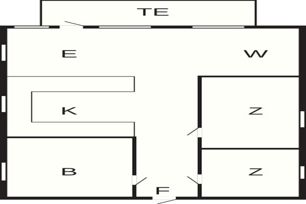 Foto van 6 persoons vakantie huis in Væggerløse-By Traum - Vakantiehuis in Væggerløse - FloorPlan