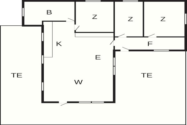 Foto van 6 persoons vakantie huis in Tarm-By Traum - Vakantiehuis in Tarm - FloorPlan